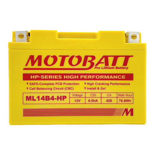 ML14B4-HP MOTOBATT PRO LITHIUM BATTERY 