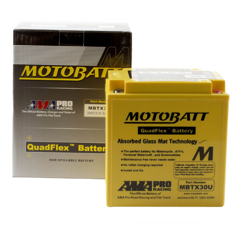 MBTX30U MOTOBATT QUADFLEX BATTERY 