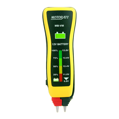 MOTOBATT TESTER 12V VOLTMETER POCKET