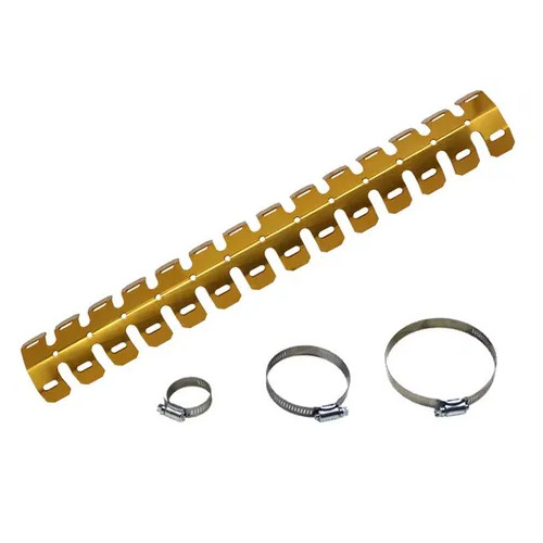 Psychic MX Universal Exhaust Pipe Guard - Gold