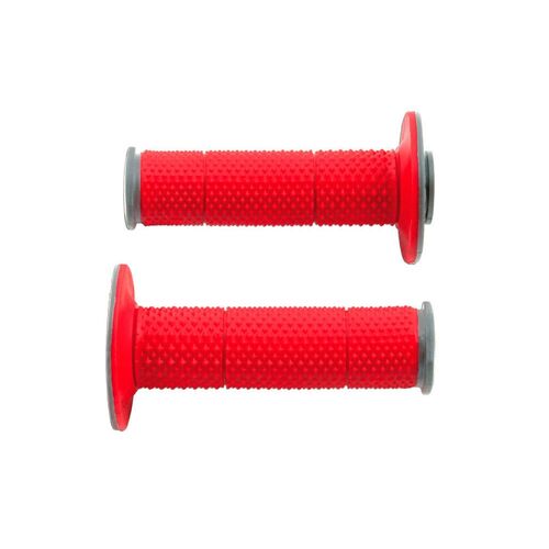 RTech Red/Grey Extra Soft Full Diamond Grips