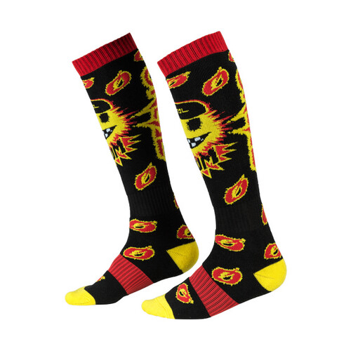 O'Neal PRO MX Boom Sock - Black/Yell