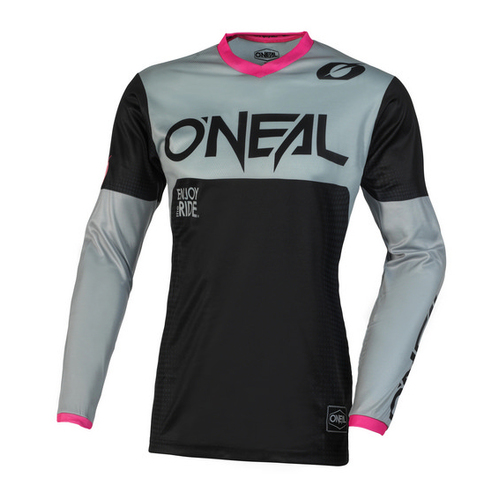 O'Neal Girls ELEMENT Racewear Jersey - Black/Pink (XS)