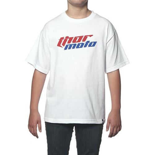 T-shirt Youth Total Moto White 