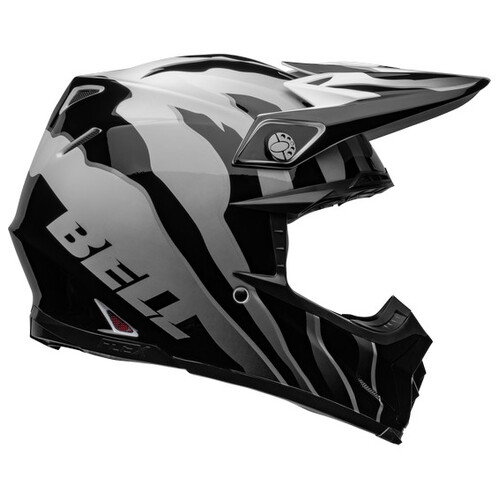 Bell MOTO-9S FLEX Claw Gloss Black/White Helmet