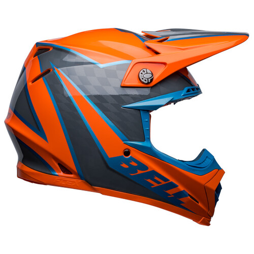 Bell MOTO-9S FLEX Sprite Gloss Orange/Grey Helmet