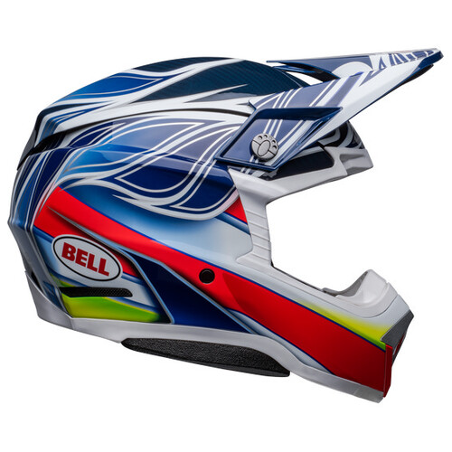 Bell MOTO-10 SPHERICAL Tomac Blue/White Helmet