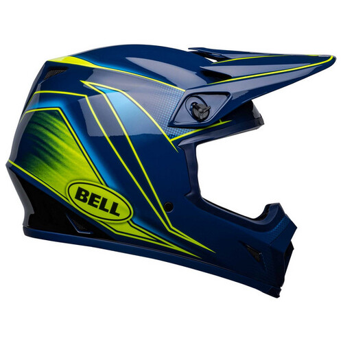 Bell MX-9 MIPS Zone Gloss Navy/Retina Helmet