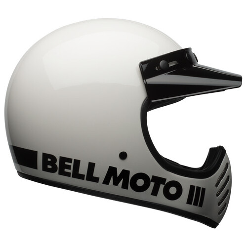 BELL MOTO-3 Classic White Helmet