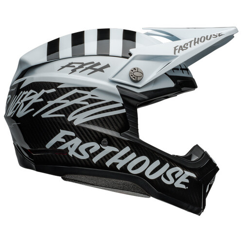 Bell MOTO-10 SPHERICAL Fasthouse Mod Squad White/Black Helmet