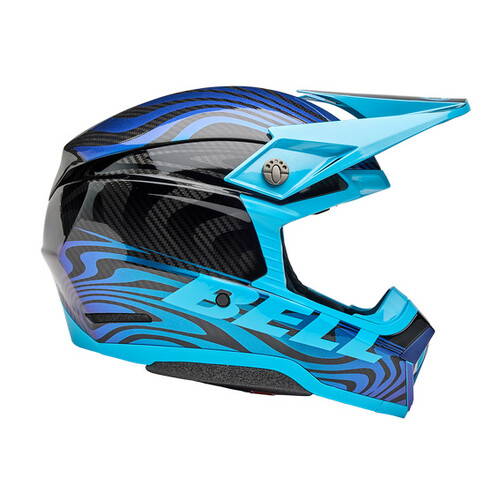 Bell MOTO-10 SPHERICAL Cortex Gloss Blue Helmet