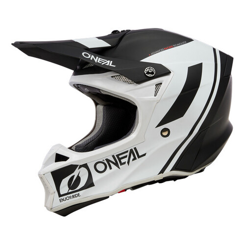 O'Neal 10SRS FLOW Black/White Helmet