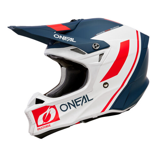 O'Neal 10SRS FLOW Helmet - Blue/White/Red Helmet