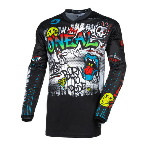 O'Neal 24 Youth ELEMENT Rancid Jersey - Black/Multi