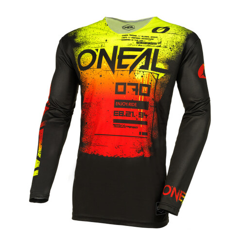 O'Neal 24 Youth MAYHEM Scarz Jersey - Black/Red