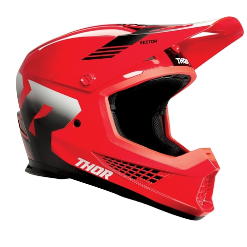 THOR MX HELMET SECTOR 2 CARV RD/WH 