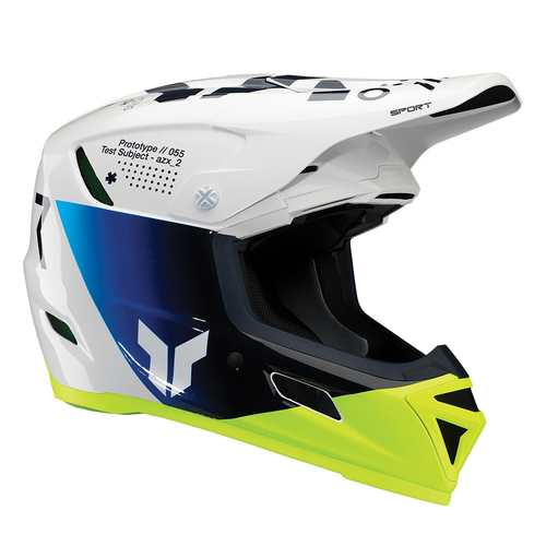 THOR MX REFLEX SPORT COMPOSITE STRIKE HELMET NAVY/ACID 