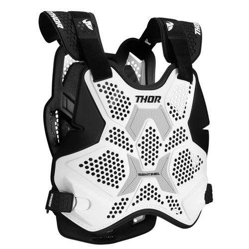 CHEST PROTECTOR THOR MX SENTINEL PRO WHITE