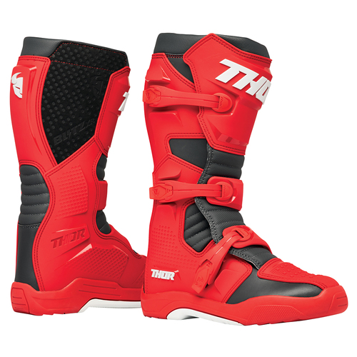 THOR MX BOOTS BLITZ XR MENS RD/CH 