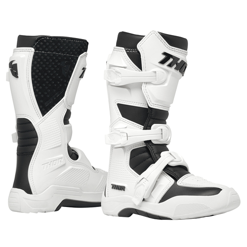 THOR MX BOOTS BLITZ XR YOUTH WH/BK 