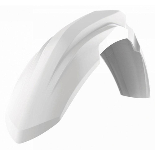 RTech Honda CRF250R/RX 18-21 CRF450R/RX 17-20 White Front Fender