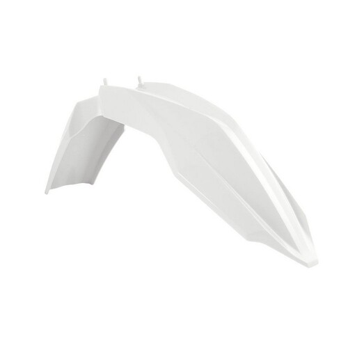 RTech Husqvarna Husaberg 125cc - 450cc TE/FE White Vented Front Fender 