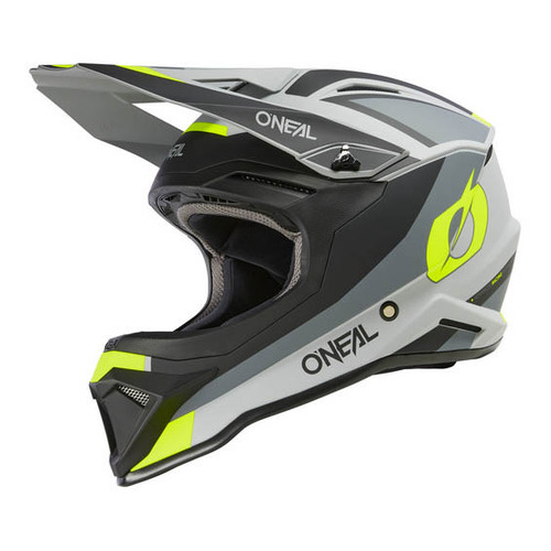 O'Neal Youth 1SRS STREAM Helmet - Black/Neon Yellow