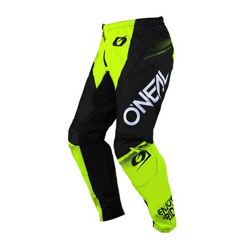 ONeal ELEMENT Racewear Pant - Black/Neon Yellow