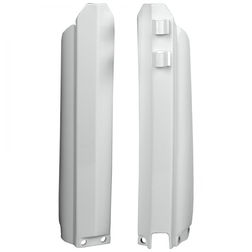 POLISPORT YAMAHA YZ125 YZ250 96-04 YZ250F 01-04 YZ426F 00-01 FORK GUARDS - WHT