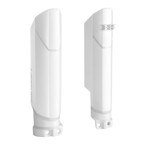 POLISPORT BETA RR 19-24 FORK GUARDS FULL WRAP AROUND - WHITE