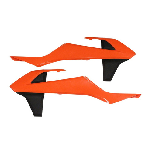 KTM 65SX 16-23 Radiator Scoops Orange/Black