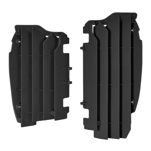 POLISPORT KAWASAKI KX450F 12-15 RADIATOR LOUVERS - BLK