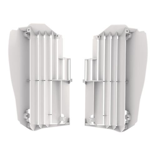 POLISPORT YAMAHA WR250F-WR450F 19-24 YZ250F-YZ450F 18-23 RADIATOR LOUVERS - WHT