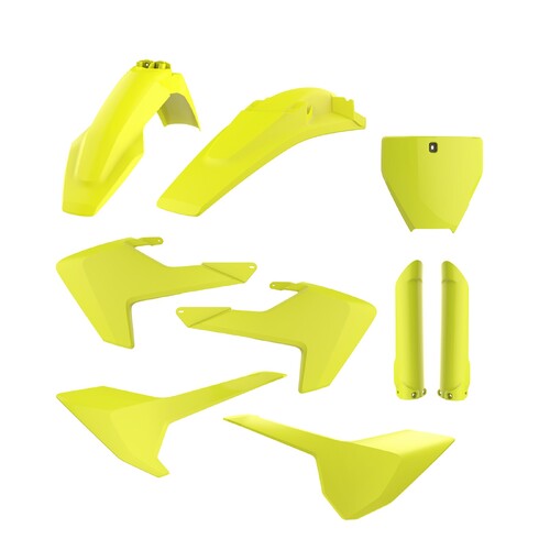 Husqvarna TC250 16-18 FC 16-18 Plastics Kit Flo Yellow 