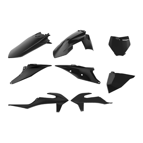 KTM SX SXF XCF 19-22 Plastics Kit Black