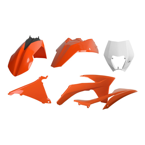 KTM EXC EXCF 12-13 Plastics Kit Orange