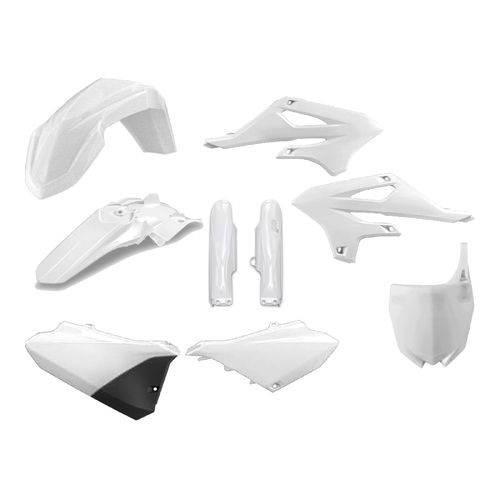 Yamaha YZ85 22-on MX Complete Plastics Kit White