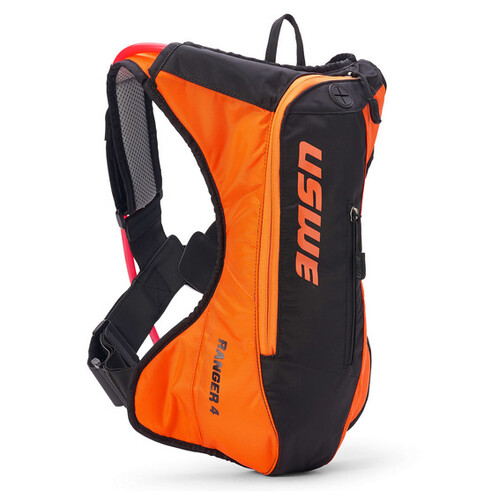 USWE Ranger 4L Dirt Biking Black/Orange Hydration Pack