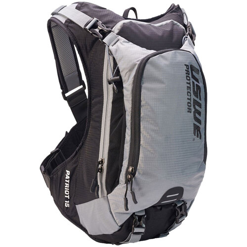 USWE Patriot 15L MTB GRY/BLK Hydration Compatible Pack