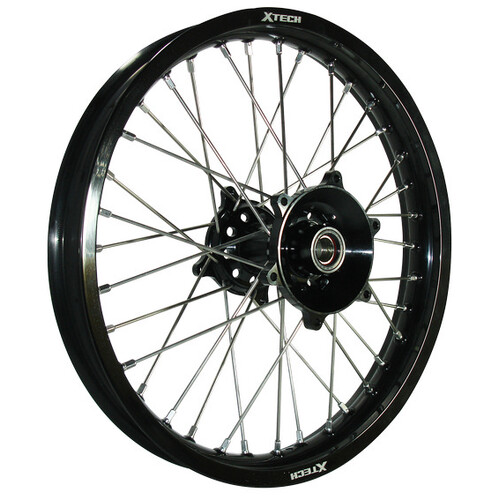 X-TECH KTM Husaberg Husqvarna Gas Gas Rear Rim (Black with Black Hub)